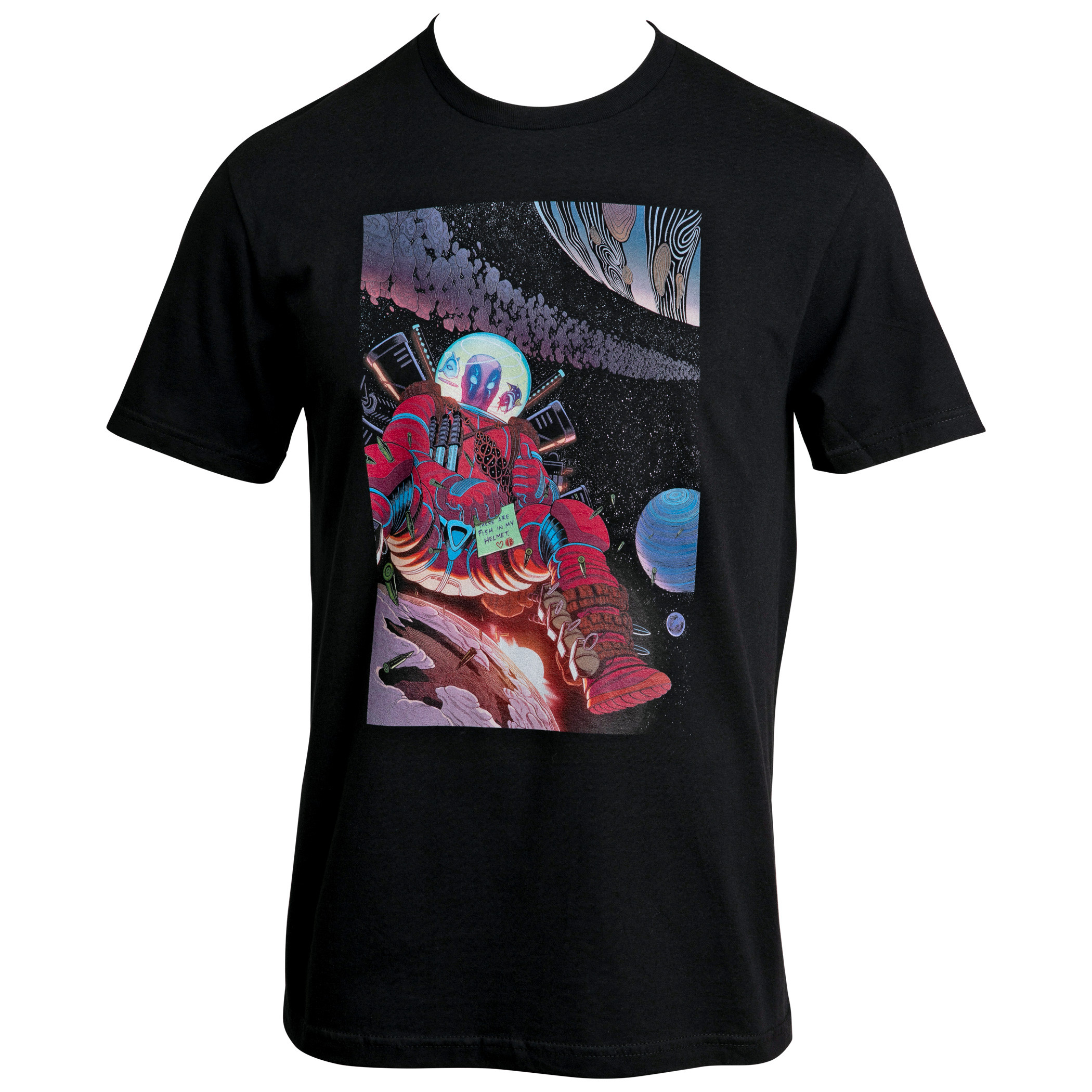 Marvel Comics Deadpool in Space T-Shirt